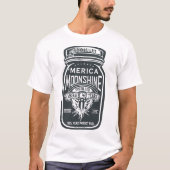 merica Mondenschein Amerika T-Shirt (Vorderseite)
