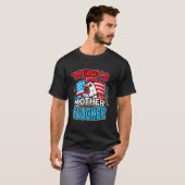 Merica Mutter Clucker Hühnerbauer Landwirtschaft A T-Shirt (Vorne ganz)