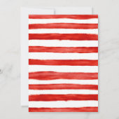 "Merica Patriotic Red White and Blue Birthday Einladung (Rückseite)