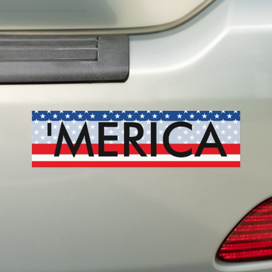 MERICA Patriotic USA Autoaufkleber (Auf Auto)