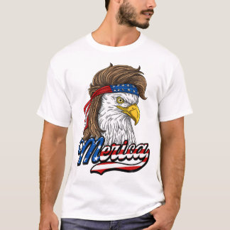 Merica - Patriotic USA Eagle Of Freedom - 4. J T-Shirt