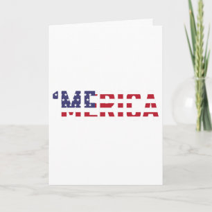 Merica - Patriotische Flagge USA Vereinigte Staate Karte