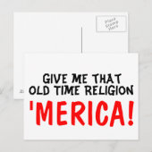 "Merica! Postkarte (Vorne/Hinten)