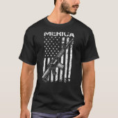 MERICA Pro Gun AR15 USA Flag 2. T-Shirt (Vorderseite)