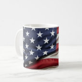 "merica Proud Flag Keramik Tasse (Vorderseite Links)
