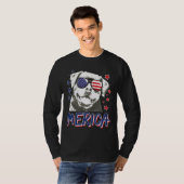 Merica Rottweilers Dog 4. Juli US-Geschenk Premiu T-Shirt (Vorne ganz)