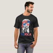 Merica Shirt glücklich 4. Juli Merica Trump (Vorne ganz)