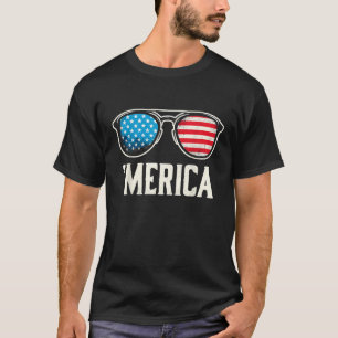 Merica Sonnenbrille 4. Juli T-Shirt
