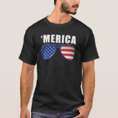 Merica Sonnenbrille - T-Shirt (Vorderseite)