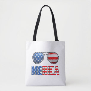 Merica Sonnenbrillen 4. Juli für Männer Frauen Kin Tasche