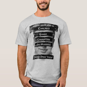 Merica Spaß America USA Funny Patriotism Chicago T-Shirt