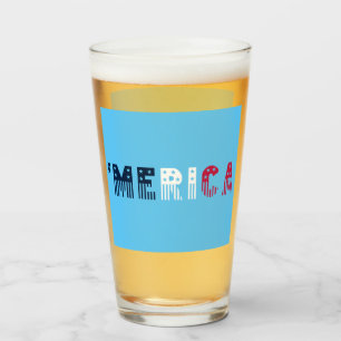 "Merica Stars + Streifen Glas