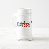 Merica Stein Bierglas (Vorderseite Links)