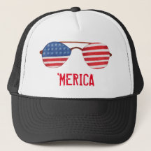 'Merica Sunglasses Trucker Hat