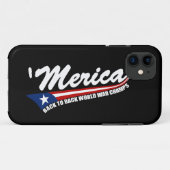 MERICA Swoosh-Art-Weltkrieg kaut iPhone 5 Fall Case-Mate iPhone Hülle (Rückseite (Horizontal))