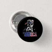 Merica Trump American Flag USA Button (Vorne & Hinten)