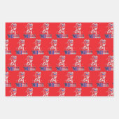 Merica Trump American Flag USA Präsident Trump Geschenkpapier Set (Vorderseite 3)