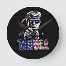 Merica Trump American Flag USA
