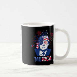 Merica Trump glücklich über den 4. Juli Trump - Am Kaffeetasse