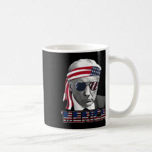 Merica Trump glücklich über den 4. Juli Trump - Am Kaffeetasse