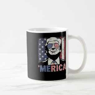 Merica Trump glücklich über den 4. Juli Trump - Am Kaffeetasse