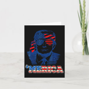 Merica Trump glücklich über den 4. Juli Trump - Am Karte