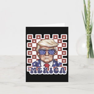 Merica Trump glücklich über den 4. Juli Trump - Am Karte