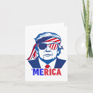 Merica Trump glücklich über den 4. Juli Trump - Am Karte