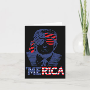 Merica Trump glücklich über den 4. Juli Trump - Am Karte