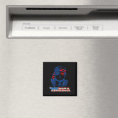 Merica Trump glücklich über den 4. Juli Trump - Am Magnet (In Situ (Geschirrspüler))