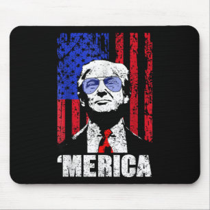 Merica Trump glücklich über den 4. Juli Trump - Am Mousepad