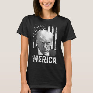 Merica Trump glücklich über den 4. Juli Trump - Am T-Shirt