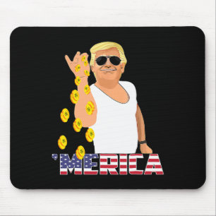Merica Trump Outfits Mousepad