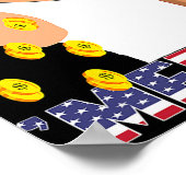 Merica Trump Outfits Poster (Ecke)