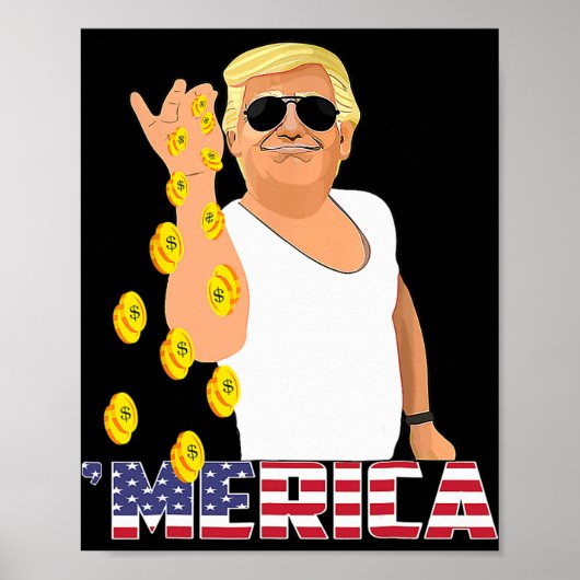 Merica Trump Outfits Poster (Vorne)