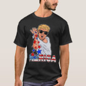 Merica Trump Salt Bae 4. Juli 2020 Präsidentia T-Shirt (Vorderseite)