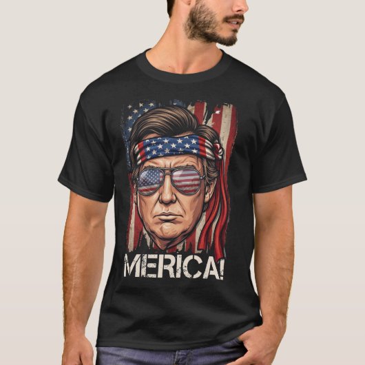 Merica Trump!  T-Shirt (Vorderseite)