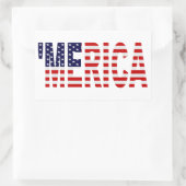 "MERICA US Flag Stickers (Tasche)