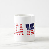 'MERICA US Flagge Kaffeetasse (Mittel)
