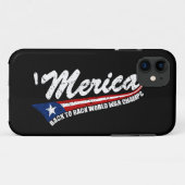 'MERICA Weltkrieg kaut beunruhigten iPhone 5 Case-Mate iPhone Hülle (Rückseite (Horizontal))