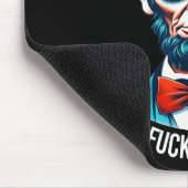 Merica Yeah Abraham Lincoln 4. Juli Mousepad (Ecke)