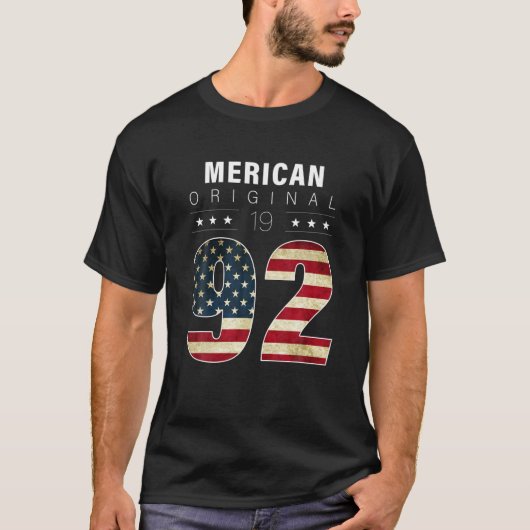 Merican Original 1992 Jahr der Geburt 1992 T-Shirt (Vorderseite)