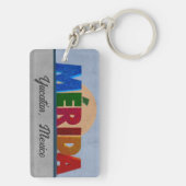 Mérida Letters Acrylic Schlüsselanhänger (Rückseite)