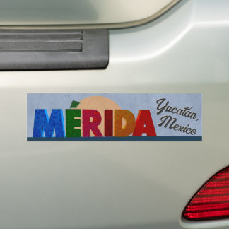 Mérida Letters Autoaufkleber