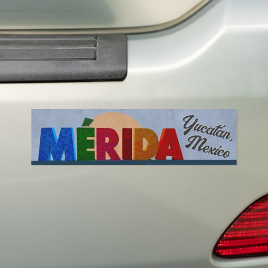 Mérida Letters Autoaufkleber (Auf Auto)