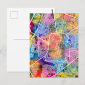 Merida Mexico City Map Postkarte (Vorne/Hinten)