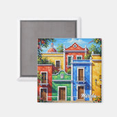 Merida Mexico Reise Magnet (Vorderseite/Rückseite)
