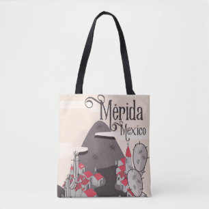 Mérida Mexico Reiseplakat Tasche