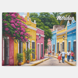 Merida Mexico Travel Magnet