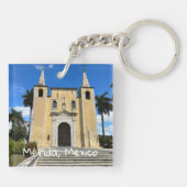 Merida, Mexiko - Akryllischer Schlüsselanhänger (Rückseite)